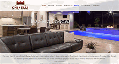 Desktop Screenshot of chinellidesignbuild.com